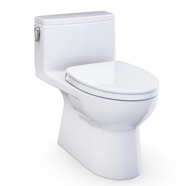 Toto - Redington One-Piece Skirted Universal Hight Toilet Tornado Flush - 1.0 GPF -  Ebony