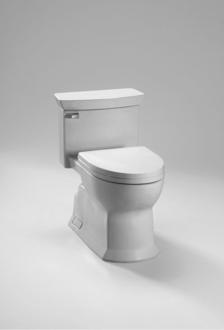Toto - Eco Soirée One Piece Elongated 1.28 GPF Universal Height Skirted Toilet with CEFIONTECT