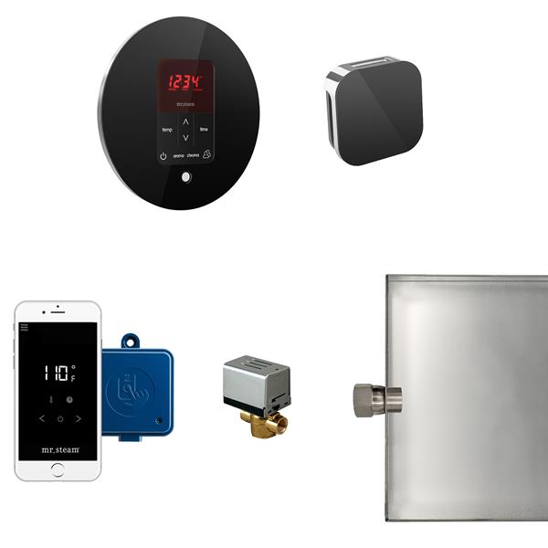 Mr. Steam - Butler Steam Shower Control Package With Itempoplus Control And Aroma Designer Steamhead Round
