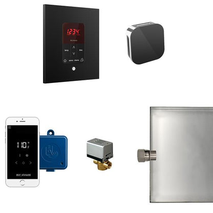 Mr. Steam - Butler Steam Shower Control Package With Itempoplus Control And Aroma Designer Steamhead Square