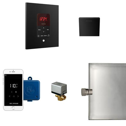 Mr. Steam - Butler Steam Shower Control Package With Itempoplus Control And Aroma Designer Steamhead Square