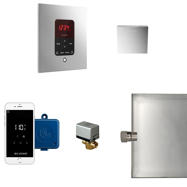 Mr. Steam - Butler Steam Shower Control Package With Itempoplus Control And Aroma Designer Steamhead Square