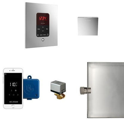 Mr. Steam - Butler Steam Shower Control Package With Itempoplus Control And Aroma Designer Steamhead Square