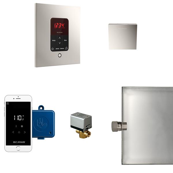 Mr. Steam - Butler Steam Shower Control Package With Itempoplus Control And Aroma Designer Steamhead Square