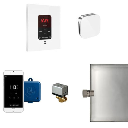 Mr. Steam - Butler Steam Shower Control Package With Itempoplus Control And Aroma Designer Steamhead Square