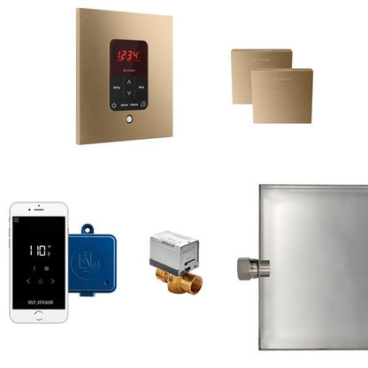 Mr. Steam - Butler Max Steam Shower Control Package With Itempoplus Control And Aroma Designer Steamhead Square
