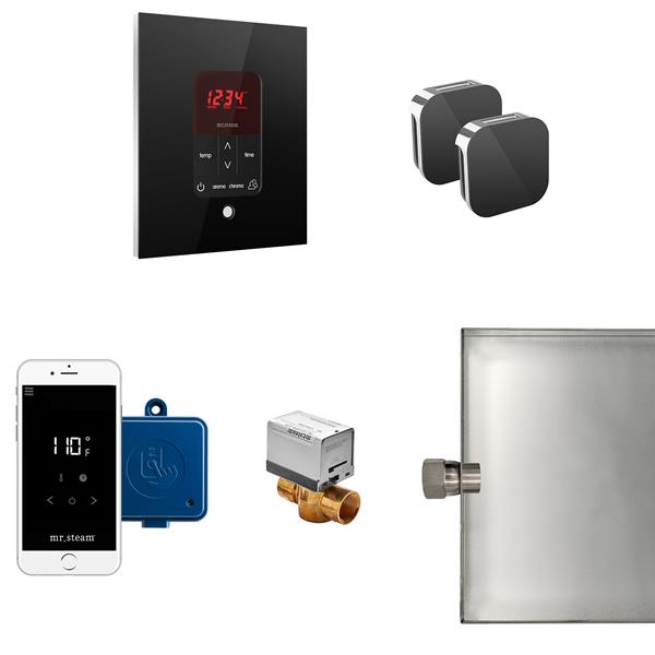 Mr. Steam - Butler Max Steam Shower Control Package With Itempoplus Control And Aroma Designer Steamhead Square