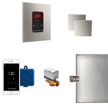Mr. Steam - Butler Max Steam Shower Control Package With Itempoplus Control And Aroma Designer Steamhead Square