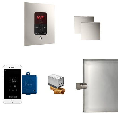 Mr. Steam - Butler Max Steam Shower Control Package With Itempoplus Control And Aroma Designer Steamhead Square