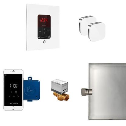 Mr. Steam - Butler Max Steam Shower Control Package With Itempoplus Control And Aroma Designer Steamhead Square