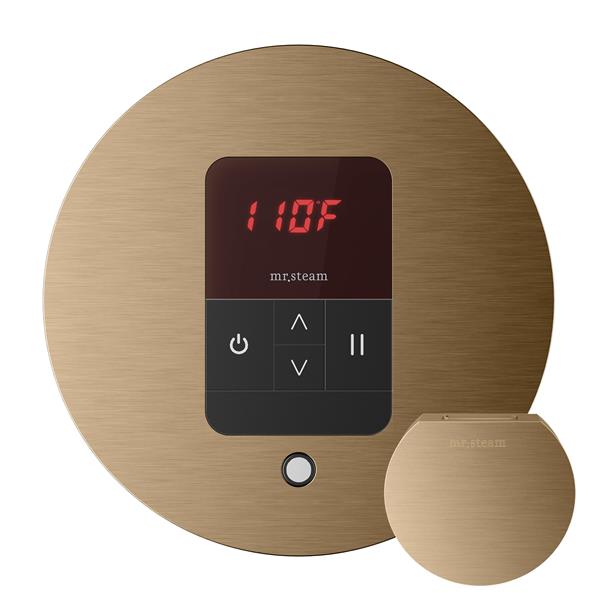 Mr. Steam - Itempo Steam Shower Control And Aroma Designer Steamhead Round