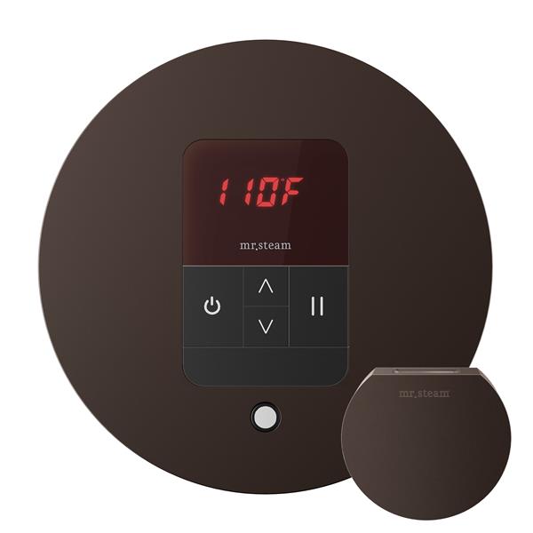 Mr. Steam - Itempo Steam Shower Control And Aroma Designer Steamhead Round