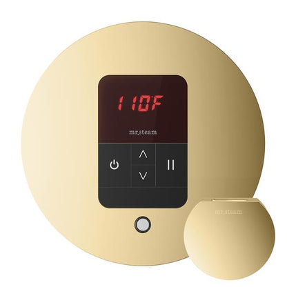 Mr. Steam - Itempo Steam Shower Control And Aroma Designer Steamhead Round