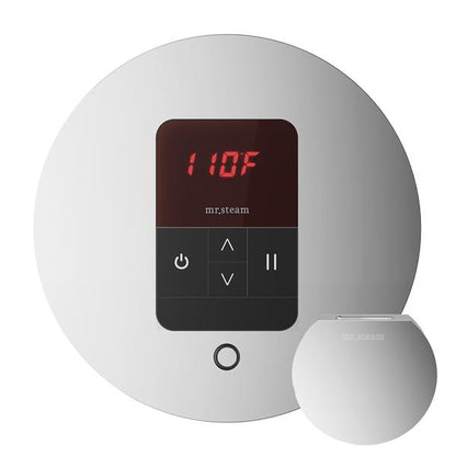 Mr. Steam - Itempo Steam Shower Control And Aroma Designer Steamhead Round