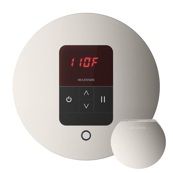 Mr. Steam - Itempo Steam Shower Control And Aroma Designer Steamhead Round
