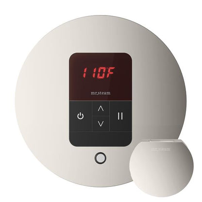 Mr. Steam - Itempo Steam Shower Control And Aroma Designer Steamhead Round