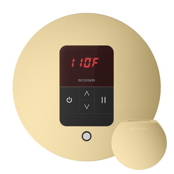 Mr. Steam - Itempo Steam Shower Control And Aroma Designer Steamhead Round