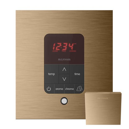 Mr. Steam - Itempoplus Steam Shower Control And Aroma Designer Steamhead Square Glass