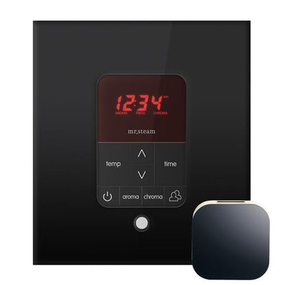 Mr. Steam - Itempoplus Steam Shower Control And Aroma Designer Steamhead Square Glass