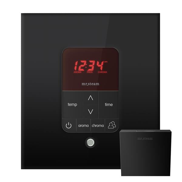Mr. Steam - Itempoplus Steam Shower Control And Aroma Designer Steamhead Square Glass