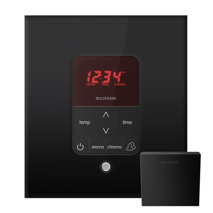 Mr. Steam - Itempoplus Steam Shower Control And Aroma Designer Steamhead Square Glass