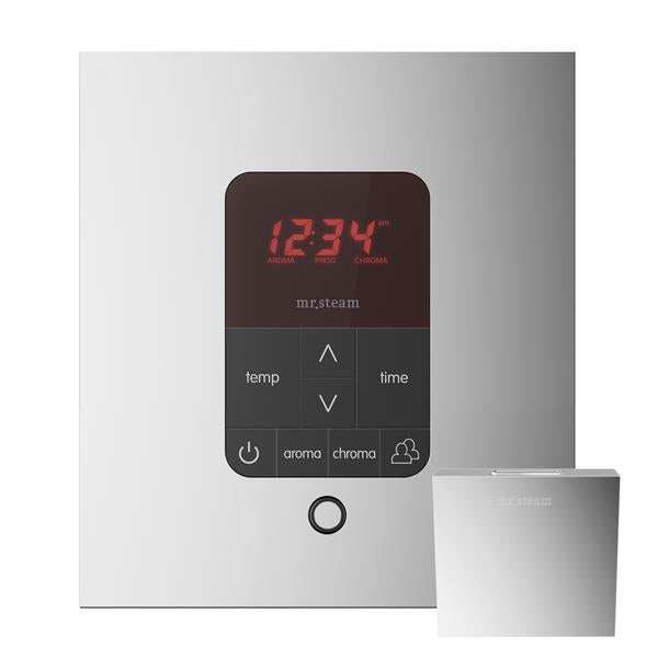 Mr. Steam - Itempoplus Steam Shower Control And Aroma Designer Steamhead Square Glass