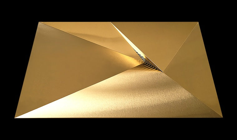 Mila - Starburst Bathroom Under-Mount - 22.25 X 15.25 Gold
