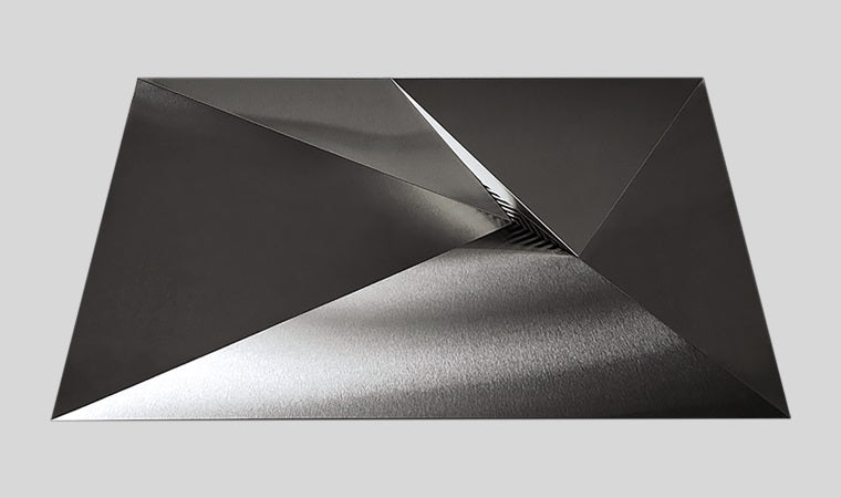 Mila - Starburst Bathroom Under-Mount - 22.25 X 15.25 Graphite