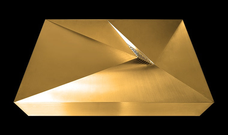 Mila - Starburst Bathroom Top-Mount - 22.25 X 15.25 Gold