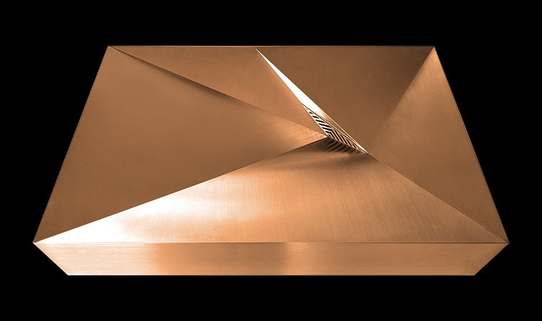 Mila - Starburst Bathroom Top-Mount - 22.25 X 15.25 Rose Gold
