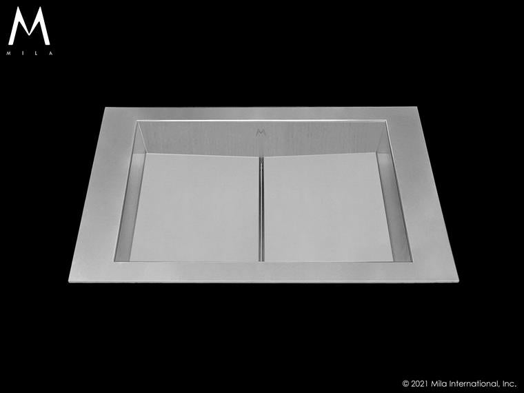 Mila - Atelier Bathroom Tri-Mount  - 25.5 X 16 Satin Brushed SS