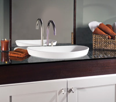 MTI - Elise Sculpturestone Semi-Recessed Sink (22.25X14)