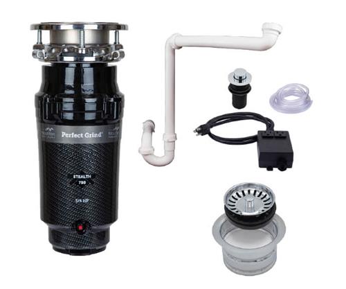 Mountain Plumbing - Single Bowl Deluxe Kitchen Sink Package - Extended Flange