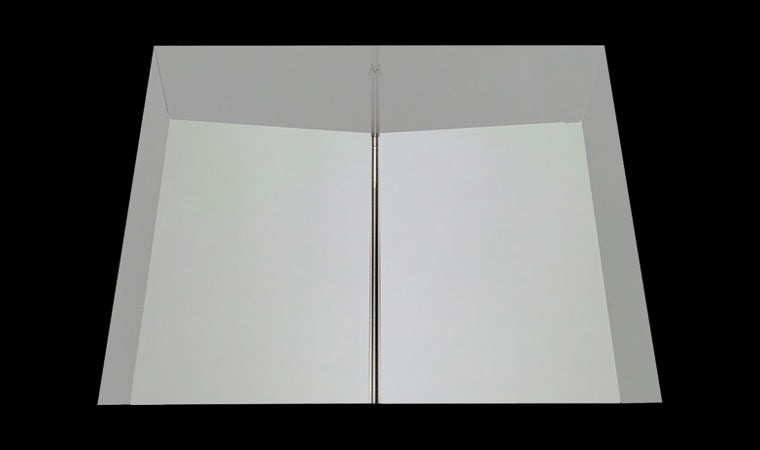 Mila - Flatiron Bathroom Under Mount  - 17 X 15 Polished Mirror
