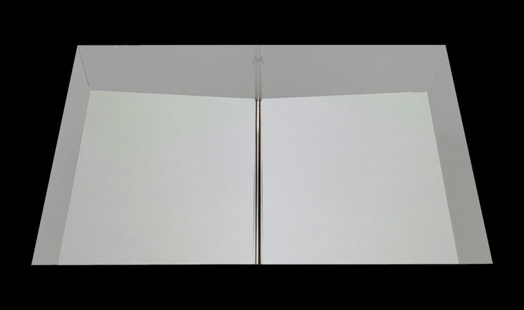 Mila - Flatiron Bathroom Under Mount  - 22 X 15 Polished Mirror