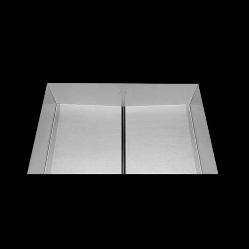Mila - Flatiron Bathroom Under Mount  - 22 X 15 Satin Brushed SS