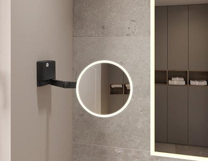 Fleurco - Vizo Wall Mounted Round/Round Led Cosmetic Mirror