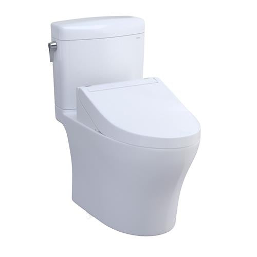 Toto - Aquia IV Cube Washlet+ Two-Piece Elongated Toilet with C5 Bidet Seat