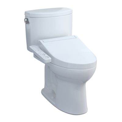 Toto - Drake II  Washlet+ Two-Piece Elongated 1.28 GPF Toilet and WASHLET+ C2 Bidet Seat