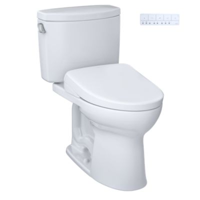 Toto - Drake II  Washlet+ S7 Two-Piece Toilet with Auto Flush (1.28 Gpf)