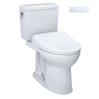 Toto - Drake II  Washlet+ S7 Two-Piece Toilet with Auto Flush(1.0 Gpf)
