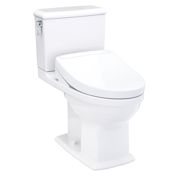 Toto - Washlet+ Connelly Two-Piece Elongated Dual Flush 1.28 And 0.9 Gpf Toilet And Classic Washlet S5 Classic Bidet Seat