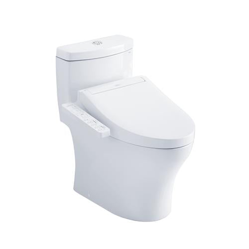 Toto - Aquia IV Washlet+ One-Piece Elongated Toilet and WASHLET C2 Bidet Seat