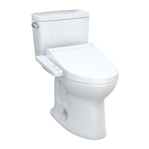 Toto - Drake Washlet+ Two-Piece Elongated 1.6 GPF TORNADO FLUSH Toilet with C2 Bidet Seat