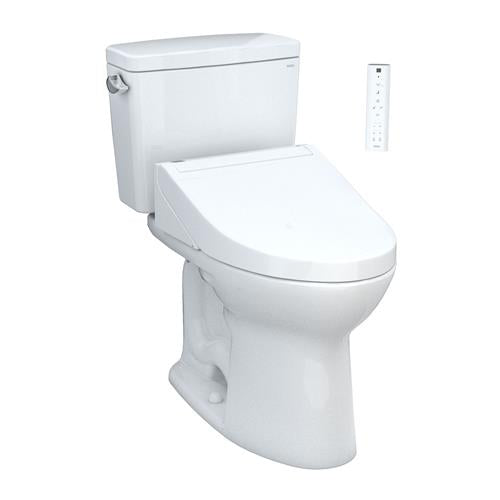 Toto - Drake Washlet+ Two-Piece Elongated 1.6 GPF TORNADO FLUSH Toilet with C5 Bidet Seat