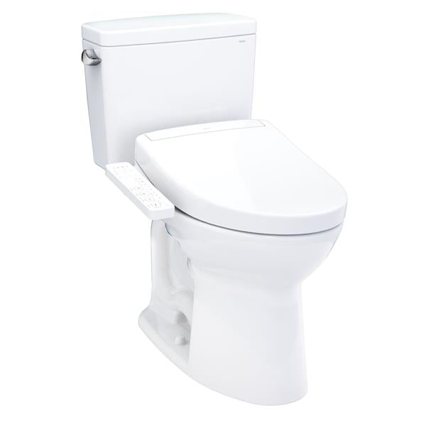 Toto -Drake WASHLET+ S2 Two-Piece Toilet - 1.28 GPF Universal Height 12 Inch Rough-In