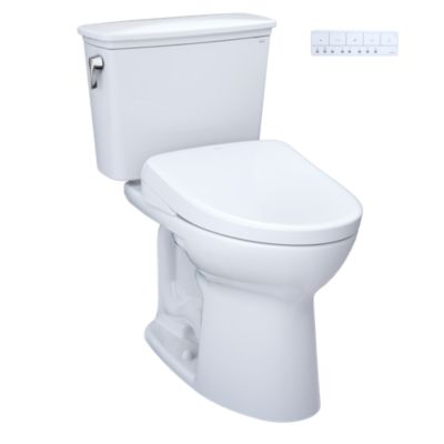 Toto - Drake Transitional Uh Two-Piece Toilet W/ Washlet+ S7A (1.28 Gpf)