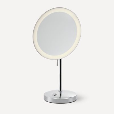 Robern - Magnification Mirror, Free Standing, Lighted, Chrome
