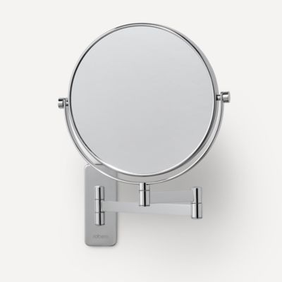 Robern - Wall-Mount Magnification Mirror, 7X Magnification, Swivel, Chrome