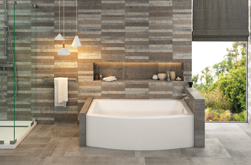 Americh - Mezzaluna 6032 Left Hand Bathtub